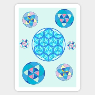 Flower of life, seed of life Sticker